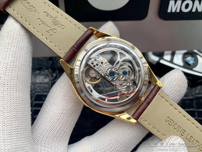 ROLEX勞力士 尊貴紳士 兩針鏤空 316精鋼針扣 自動機械 潮男腕表  wssb4657